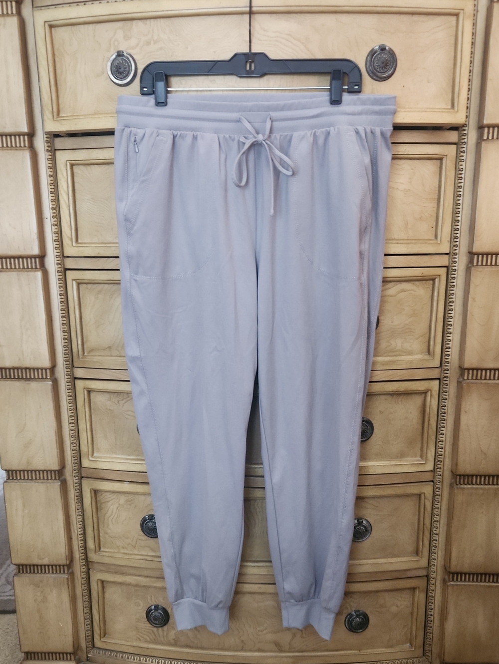 Rachel Zoe Light Gray Drawstring Joggers